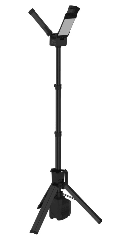 LEDlite Tripod Arbeidslys LED 9000Lm oppladbar og sammenleggbar