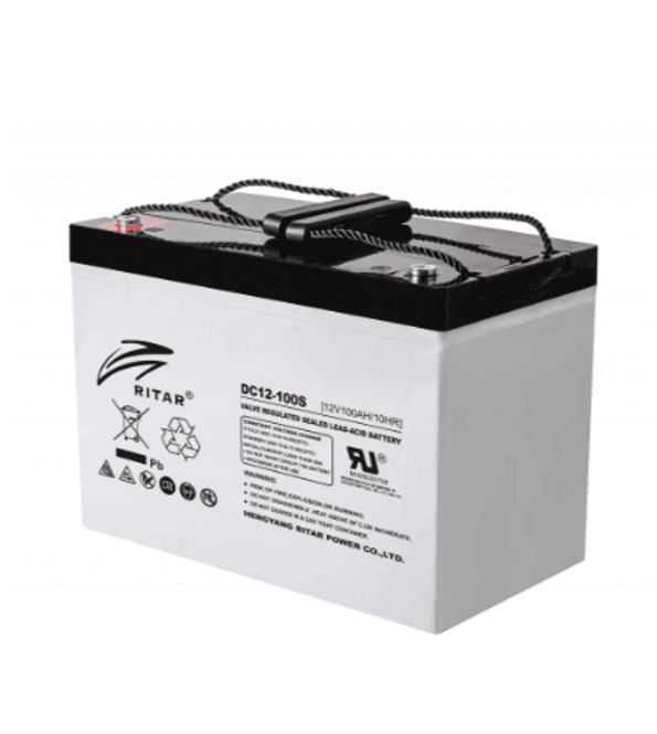 Hovedbilde RITAR AGM Deep Cycle Batteri 12V 100AH C10 ...