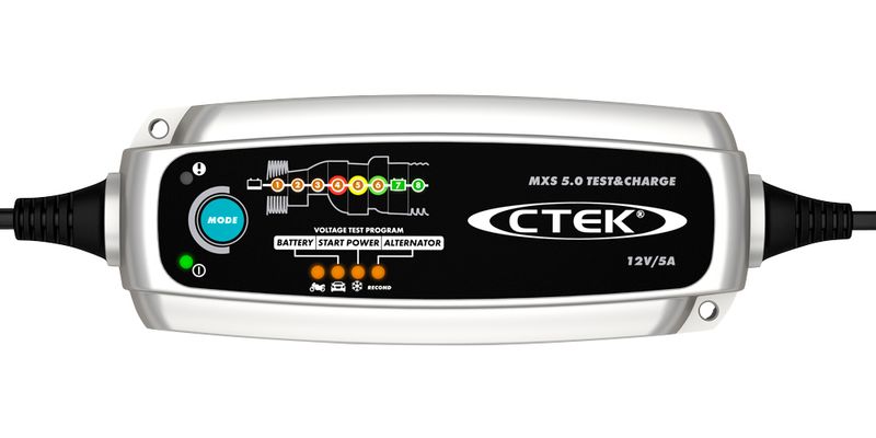 Ctek Batterilader MXS 5.0 Test&Charge EU